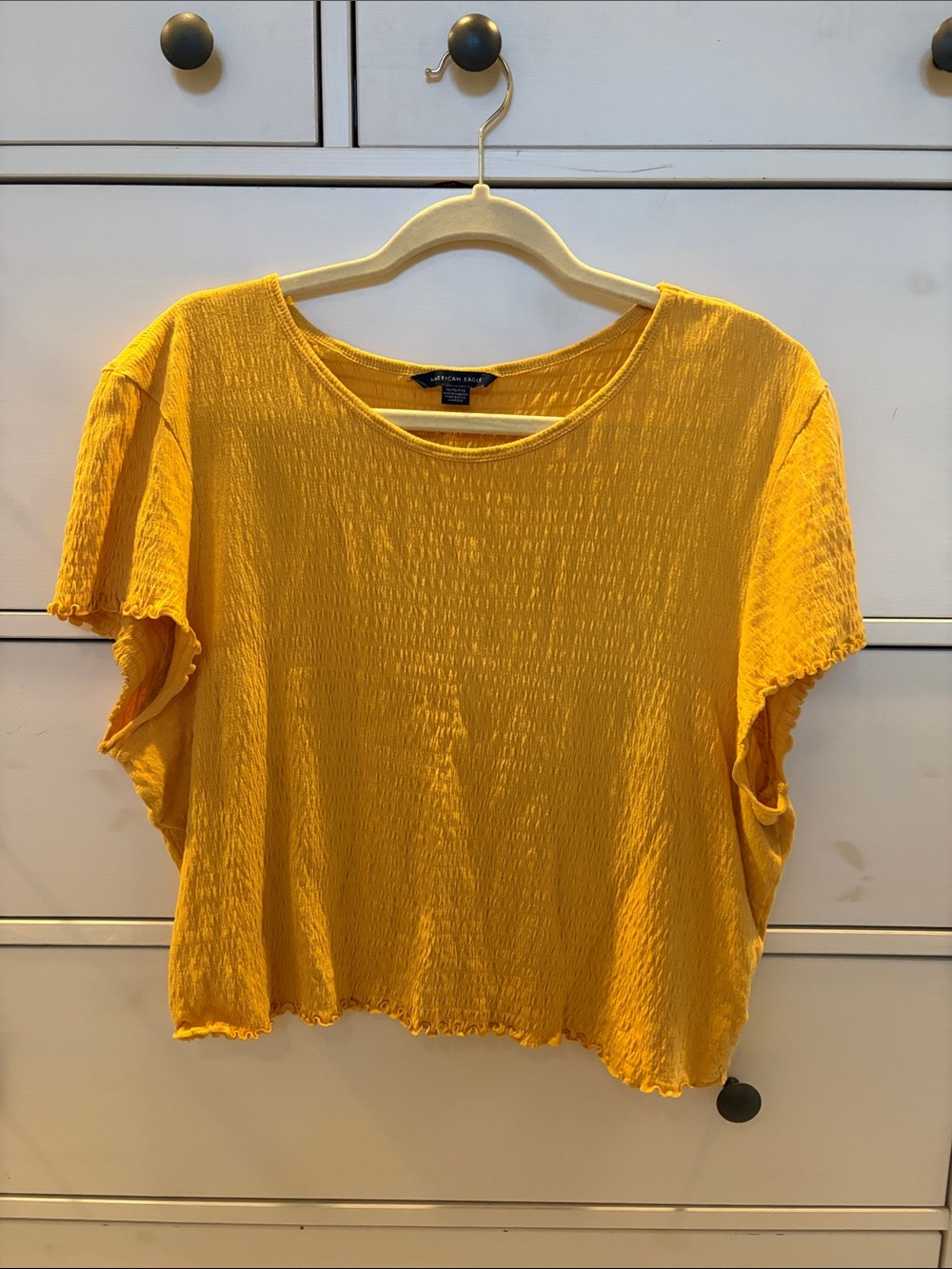 Yellow Crop Top